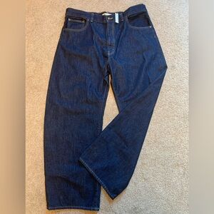 Madewell NWT Balloon Jeans Women’s Size 33 Rinse Wash wide leg